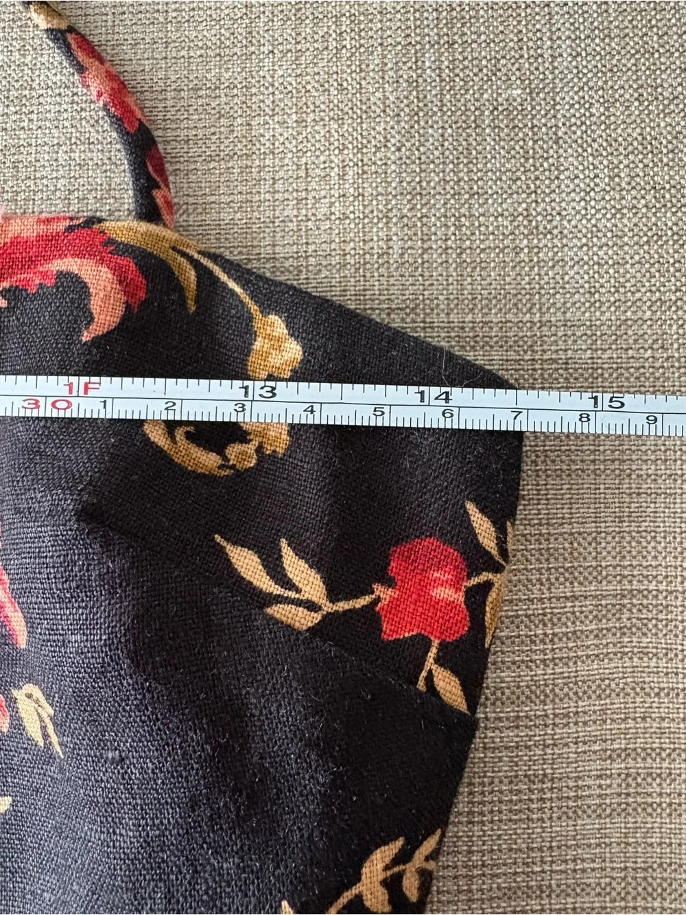 Reformation Linen Frankie Midi Dress Women’s 0 Black & Red Floral Formal Wedding - Picture 14 of 16